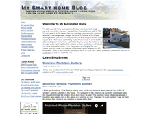 Tablet Screenshot of mysmarthomeblog.com